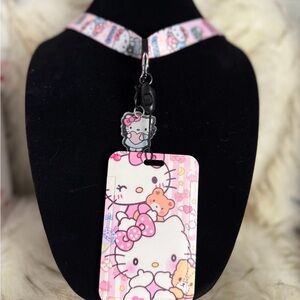 Hello Kitty Lanyard with ID Holder